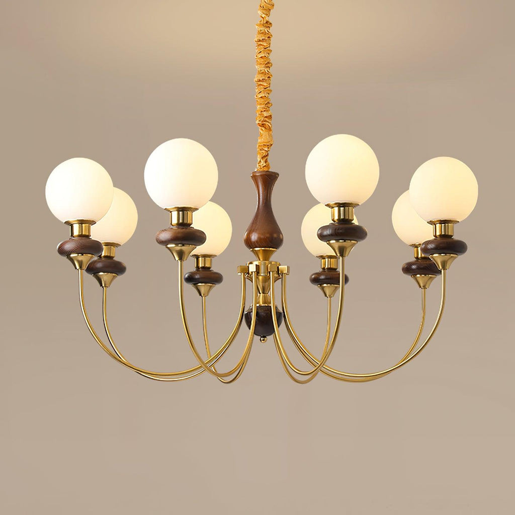 Merrenis Glass Chandelier-Moonnatur