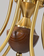Merrenis Glass Chandelier-Moonnatur