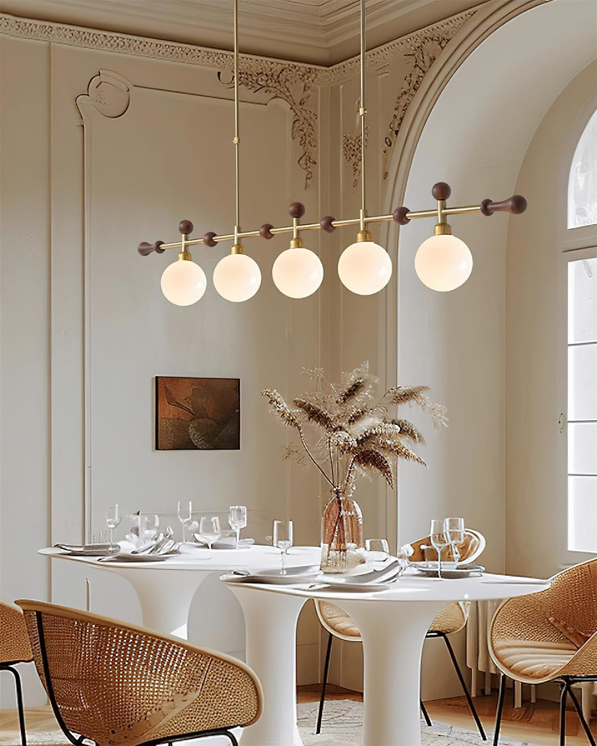 Veyrenfern Glass Chandelier-Moonnatur