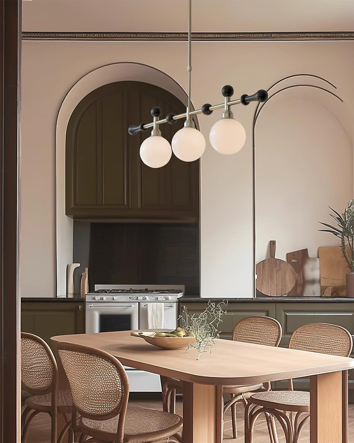 Veyrenfern Glass Chandelier-Moonnatur
