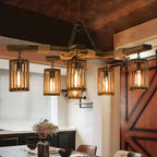 Wistera Wood Chandelier-Moonnatur