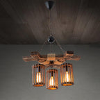 Wistera Wood Chandelier-Moonnatur