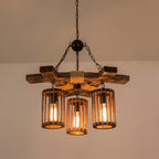 Wistera Wood Chandelier-Moonnatur