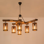 Wistera Wood Chandelier-Moonnatur