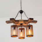 Wistera Wood Chandelier-Moonnatur
