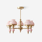 Weldencove Glass Chandelier-Moonnatur