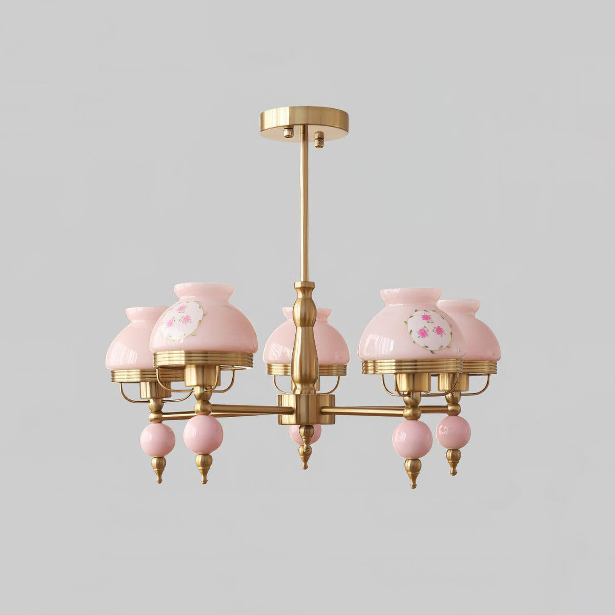 Weldencove Glass Chandelier-Moonnatur