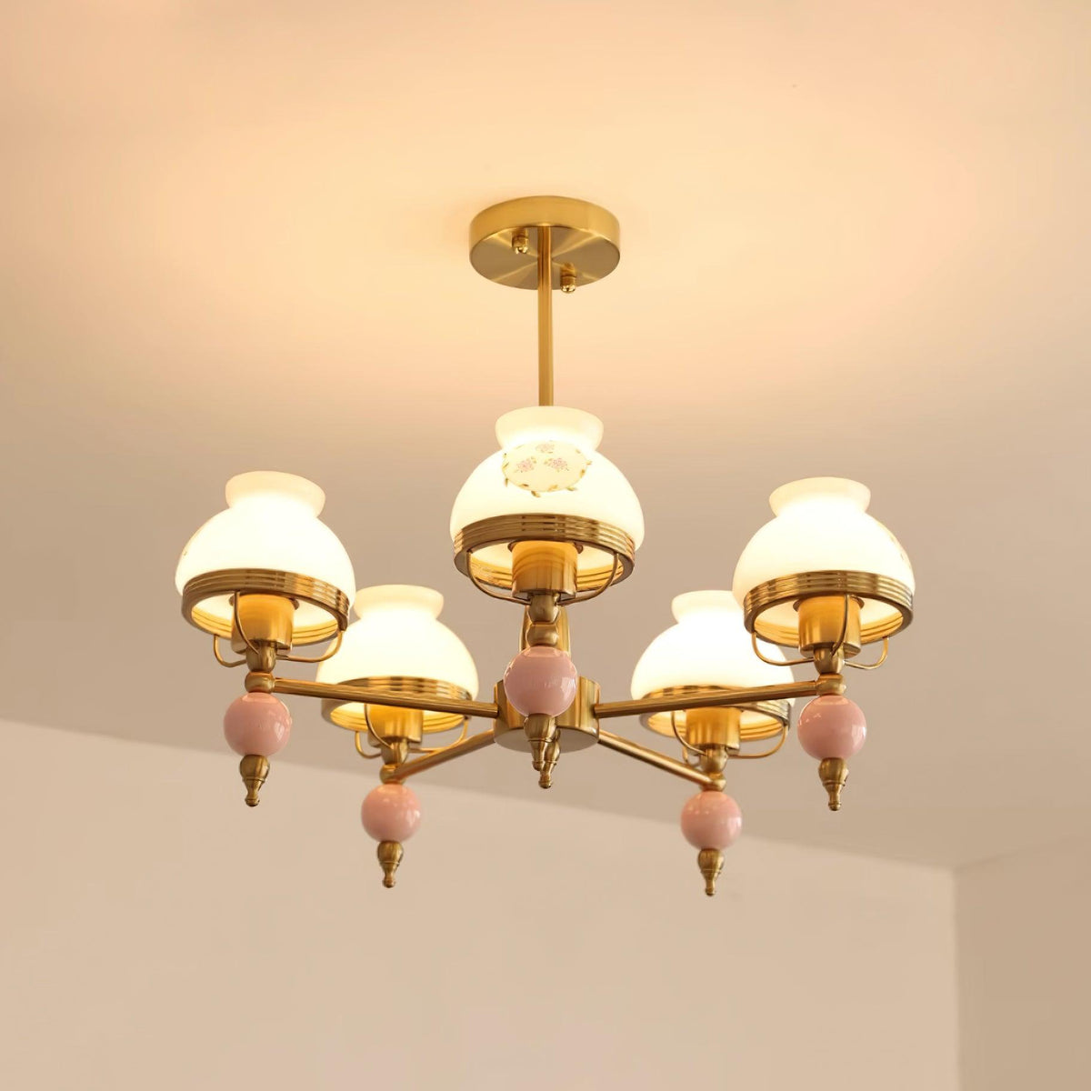 Weldencove Glass Chandelier-Moonnatur