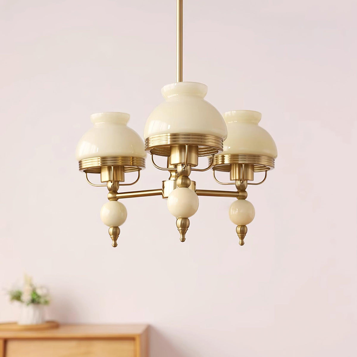 Weldencove Glass Chandelier-Moonnatur