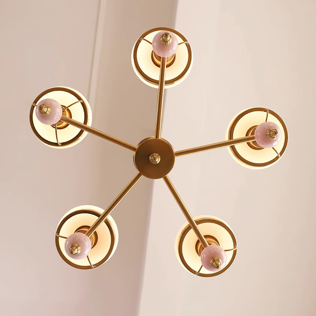 Weldencove Glass Chandelier-Moonnatur
