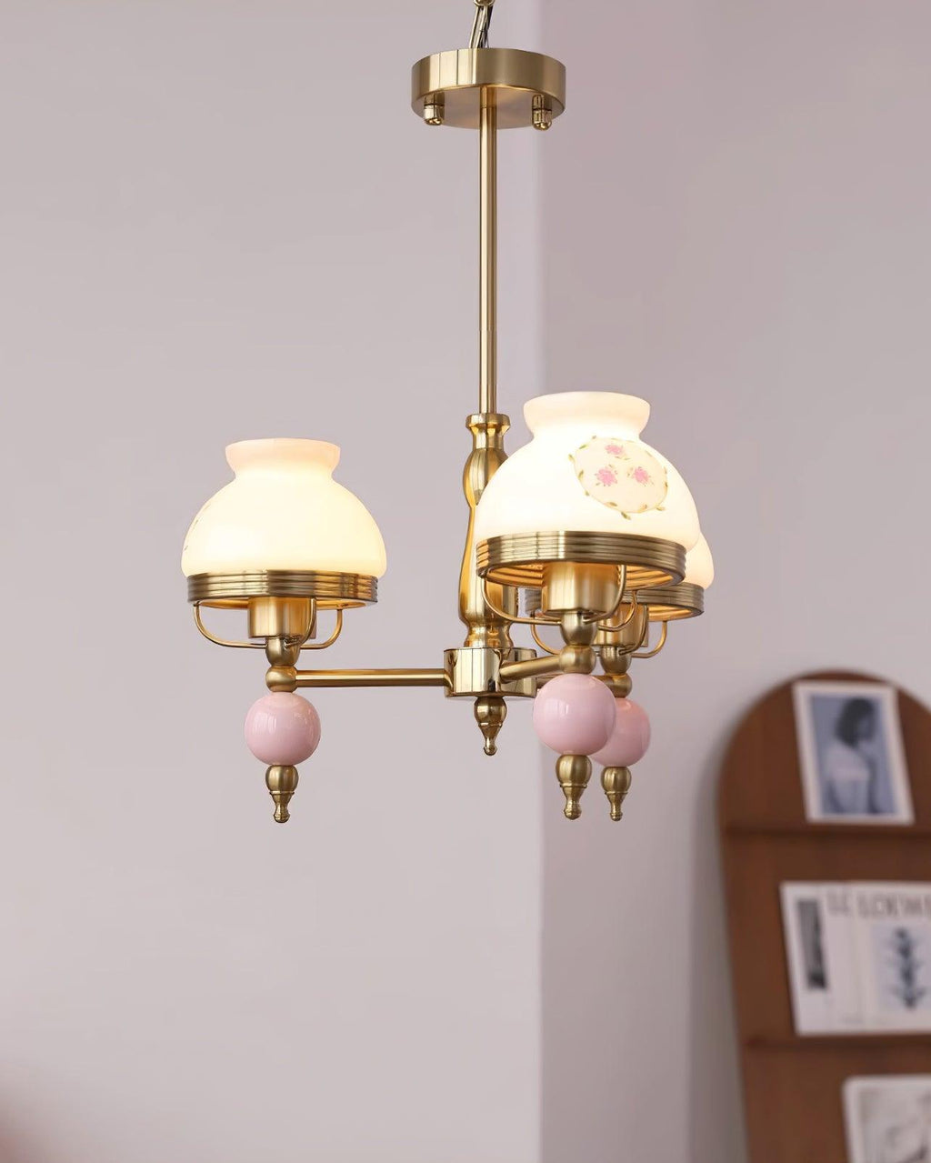 Weldencove Glass Chandelier-Moonnatur