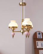 Weldencove Glass Chandelier-Moonnatur