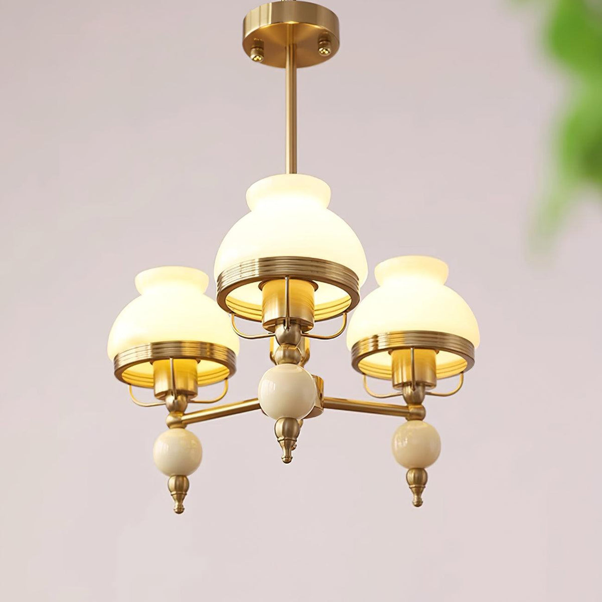 Weldencove Glass Chandelier-Moonnatur