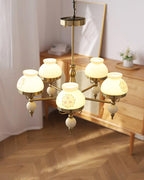 Weldencove Glass Chandelier-Moonnatur