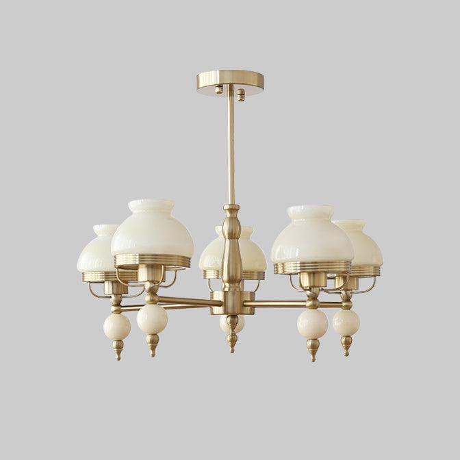 Weldencove Glass Chandelier-Moonnatur