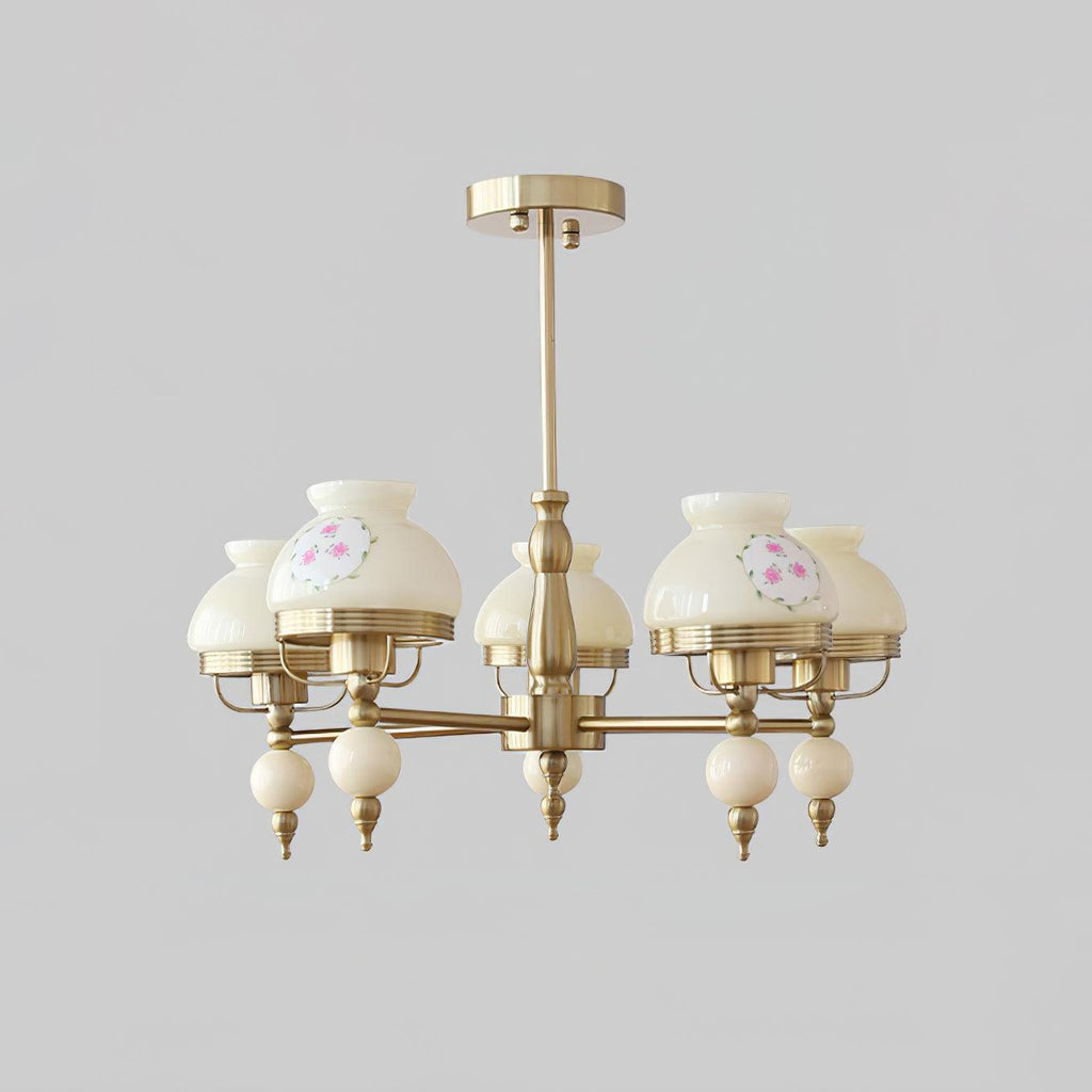 Weldencove Glass Chandelier-Moonnatur
