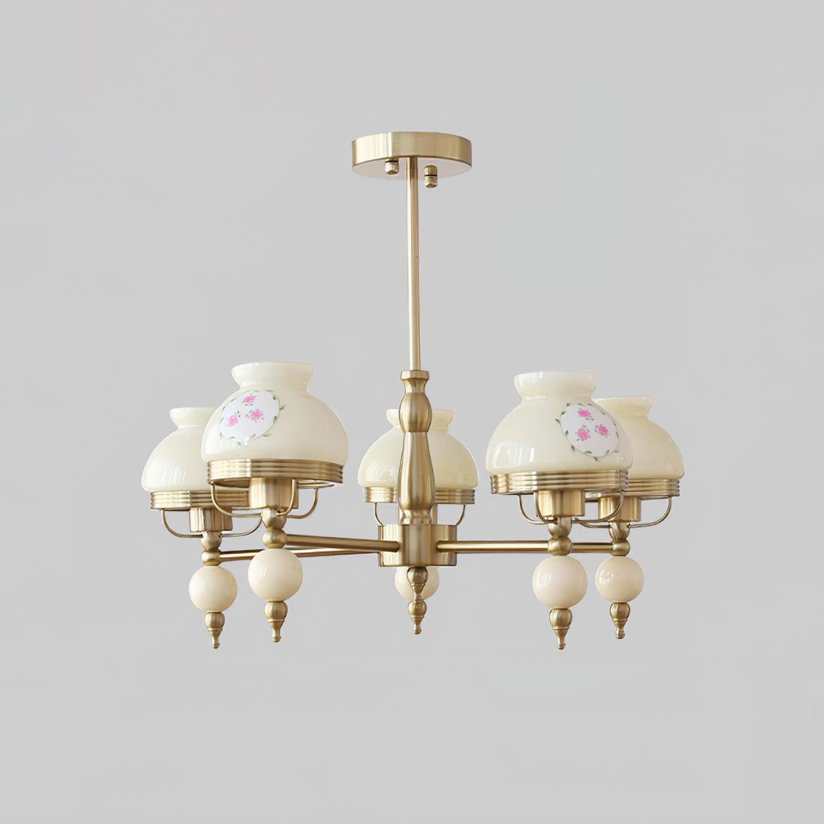 Weldencove Glass Chandelier-Moonnatur