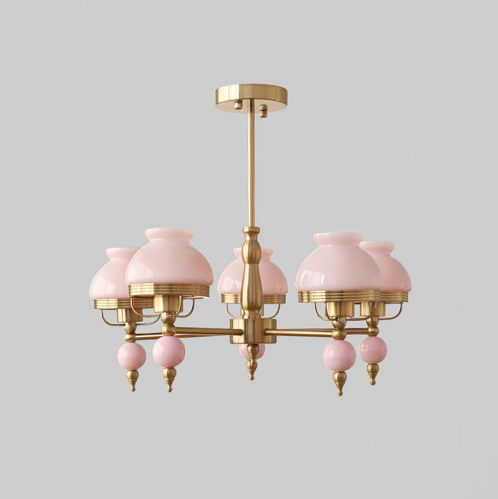 Weldencove Glass Chandelier-Moonnatur