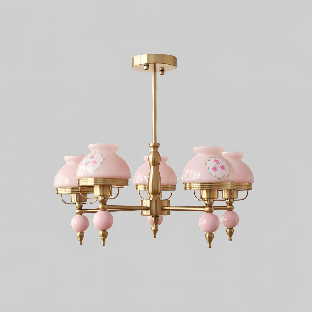 Weldencove Glass Chandelier-Moonnatur