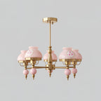 Weldencove Glass Chandelier-Moonnatur