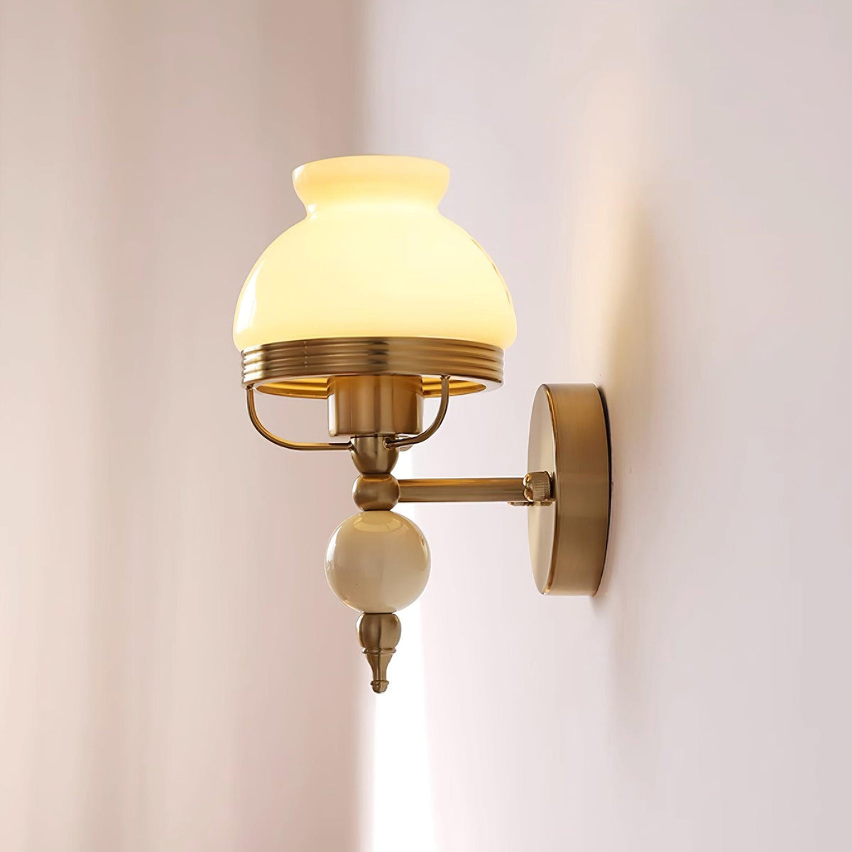 Wardenfern Glass Wall Light-Moonnatur