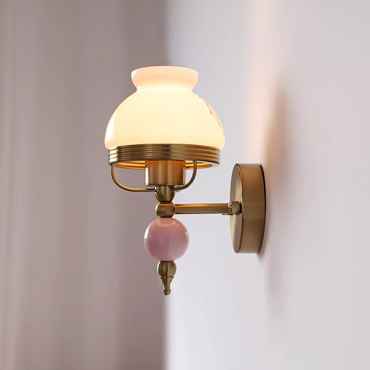 Wardenfern Glass Wall Light-Moonnatur