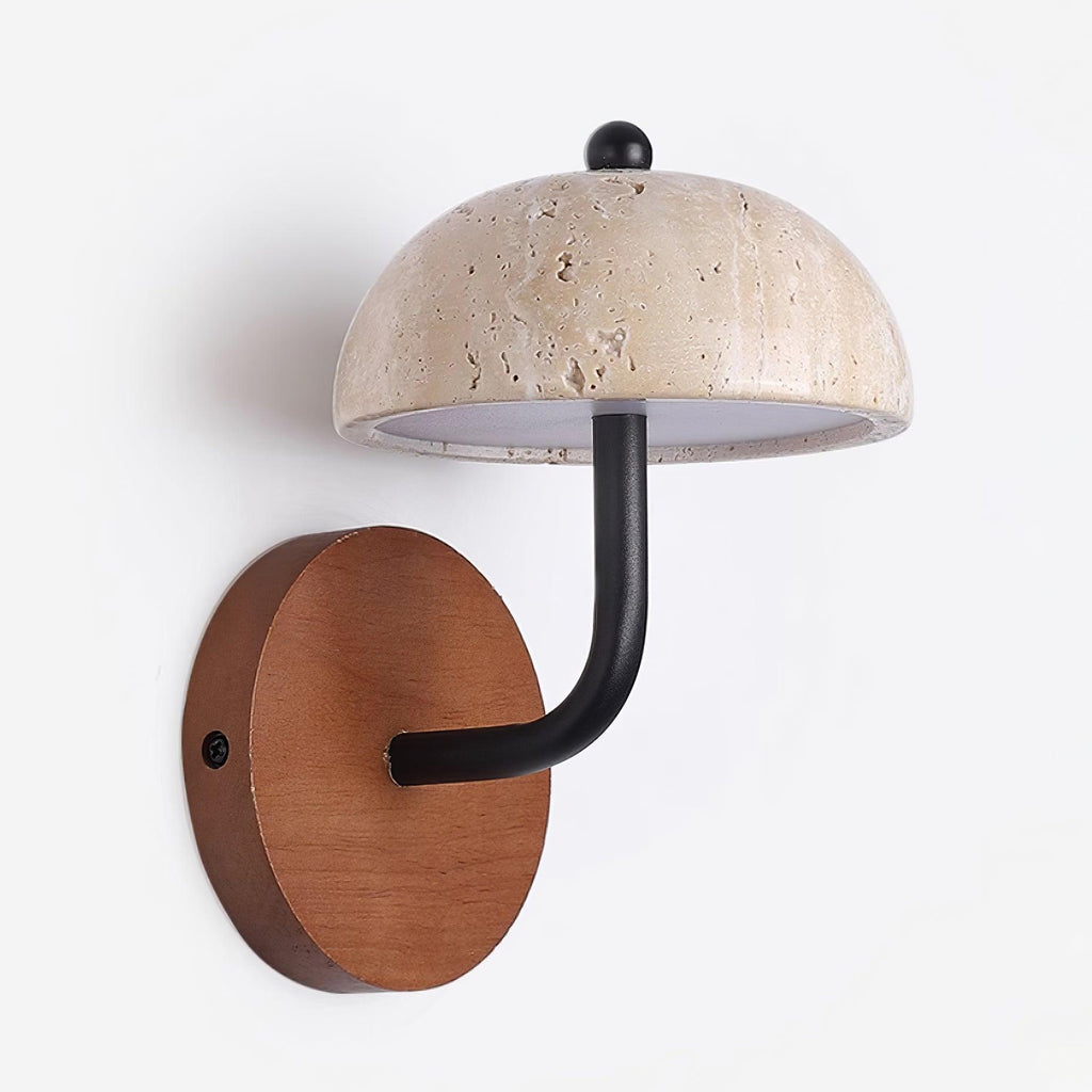 Lathenlark Travertine Wall Light-Moonnatur