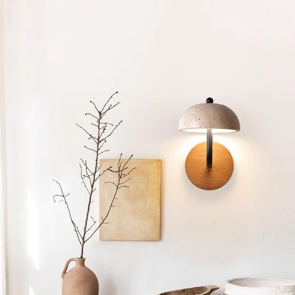 Lathenlark Travertine Wall Light-Moonnatur
