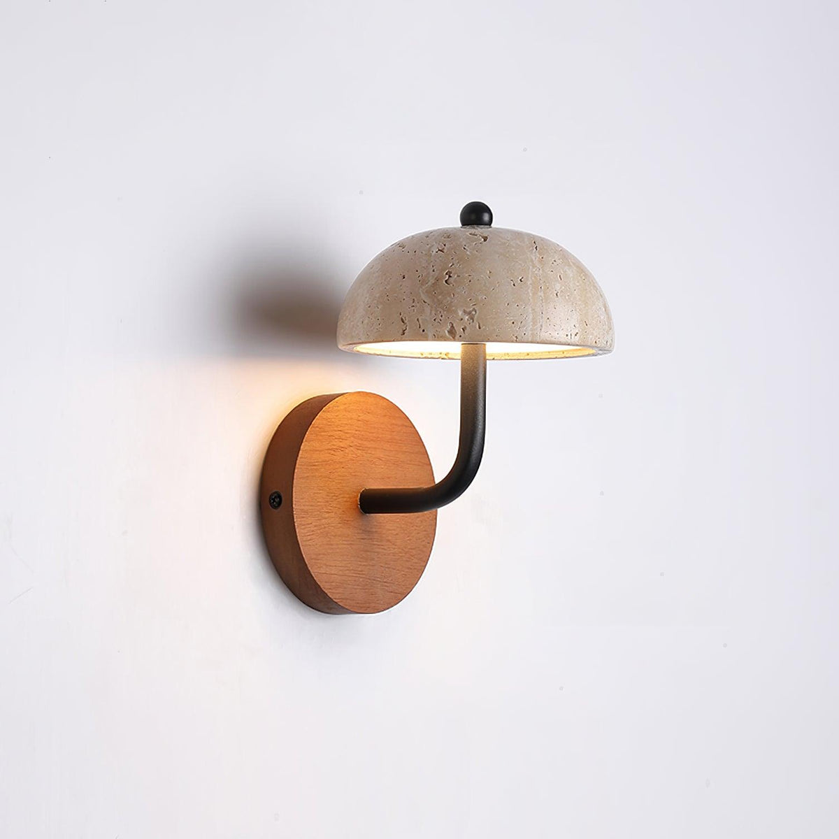 Lathenlark Travertine Wall Light-Moonnatur