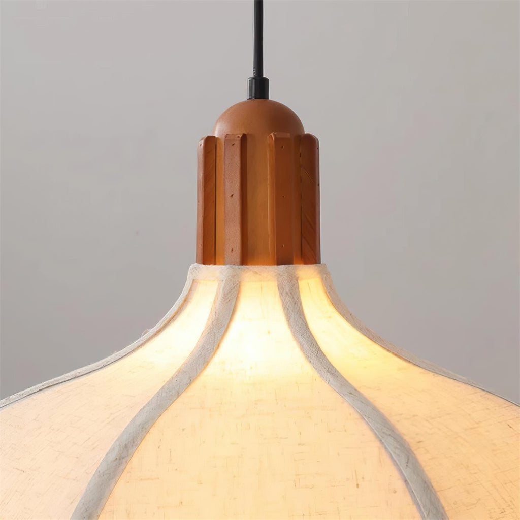 Hadrenford Fabric Pendant Light-Moonnatur