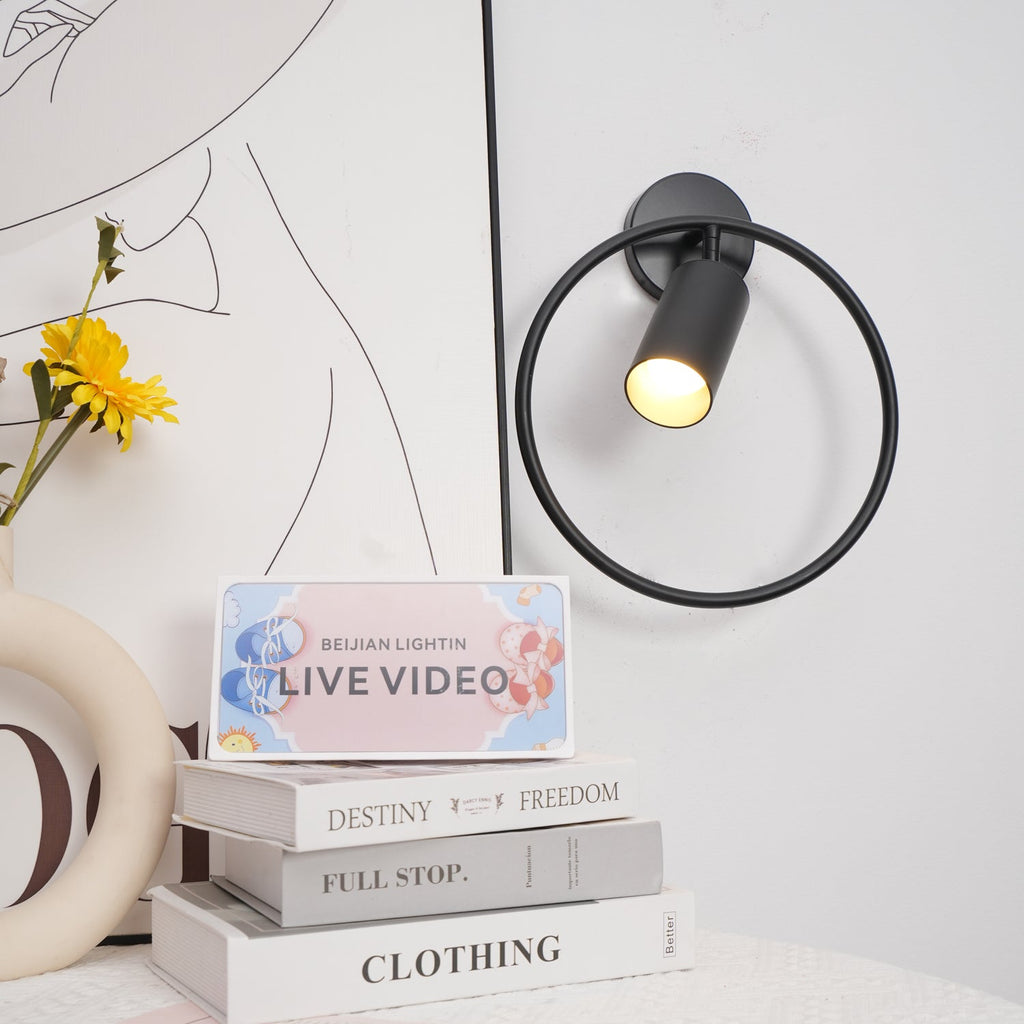 Jarvenena Iron Wall Light-Moonnatur