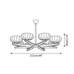 Fendelenora Glass Chandelier-Moonnatur