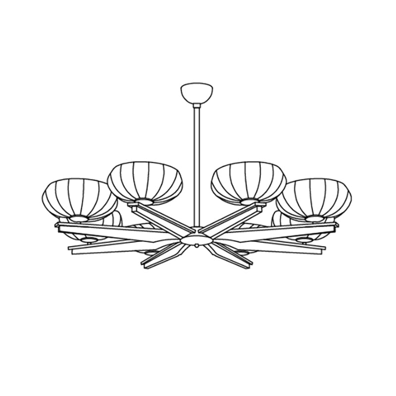 Fendelenora Glass Chandelier-Moonnatur