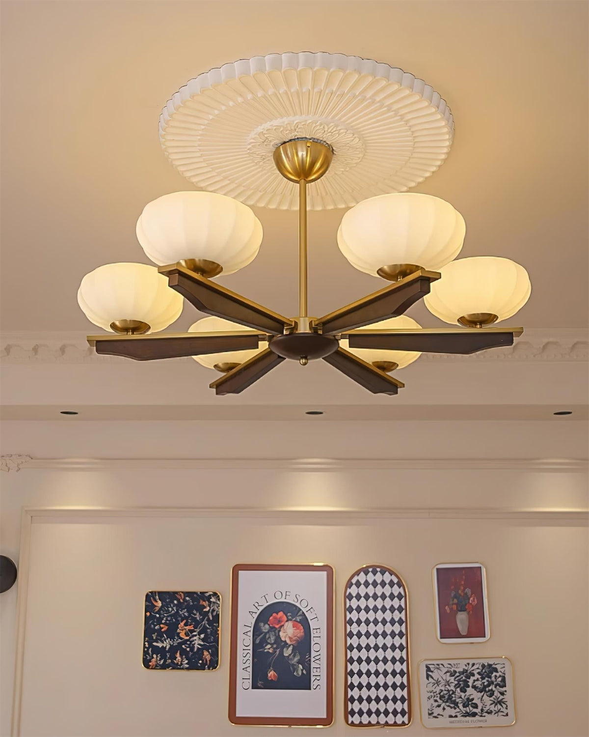 Fendelenora Glass Chandelier-Moonnatur