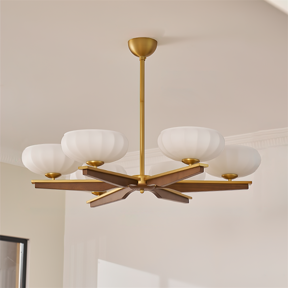 Fendelenora Glass Chandelier-Moonnatur
