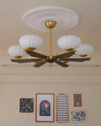 Fendelenora Glass Chandelier-Moonnatur