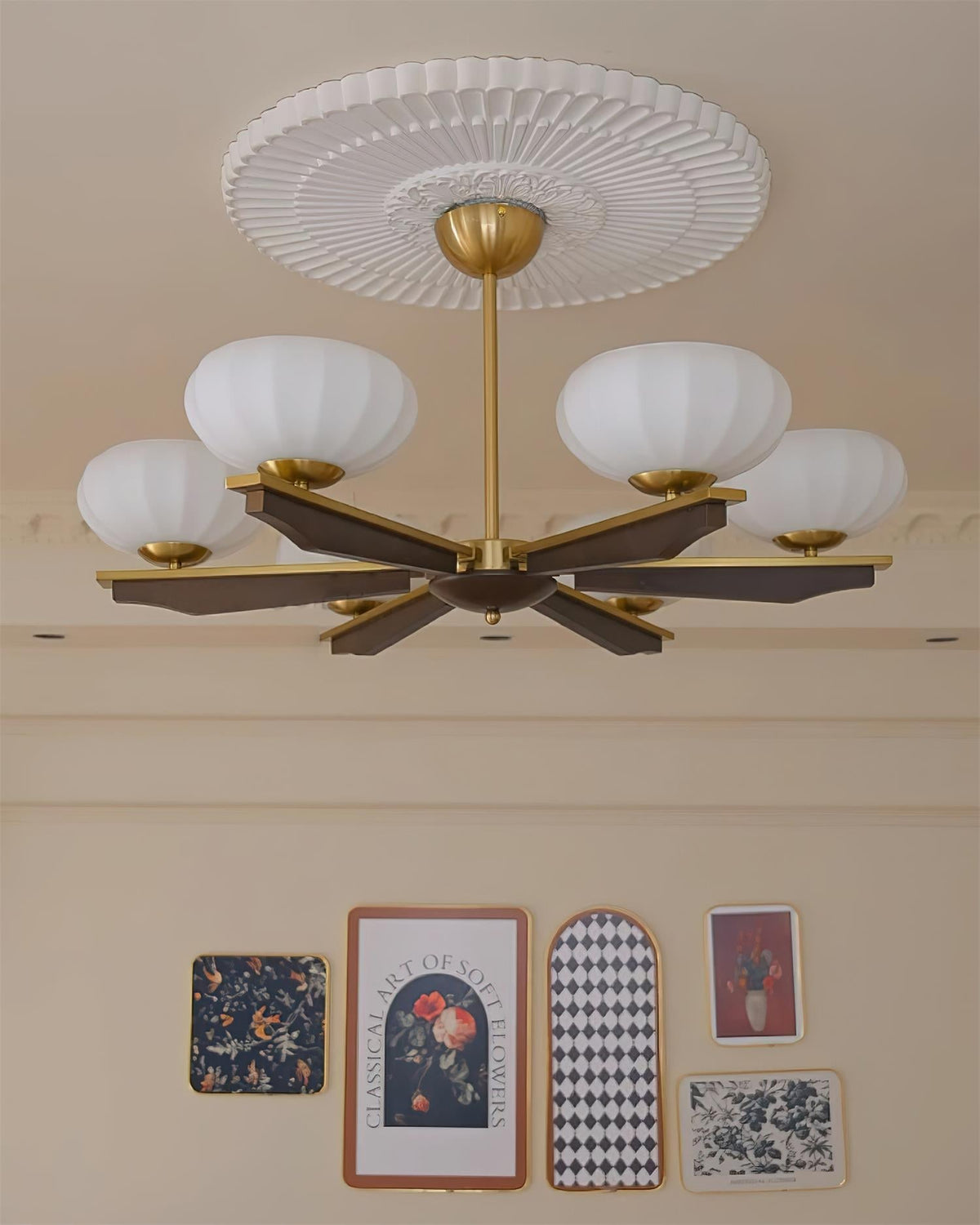 Fendelenora Glass Chandelier-Moonnatur
