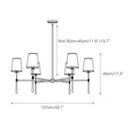 Inverwick Fabric Chandelier-Moonnatur