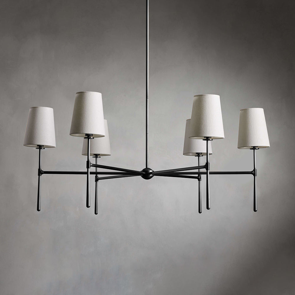 Inverwick Fabric Chandelier-Moonnatur