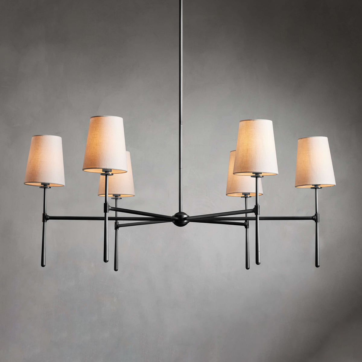 Inverwick Fabric Chandelier-Moonnatur