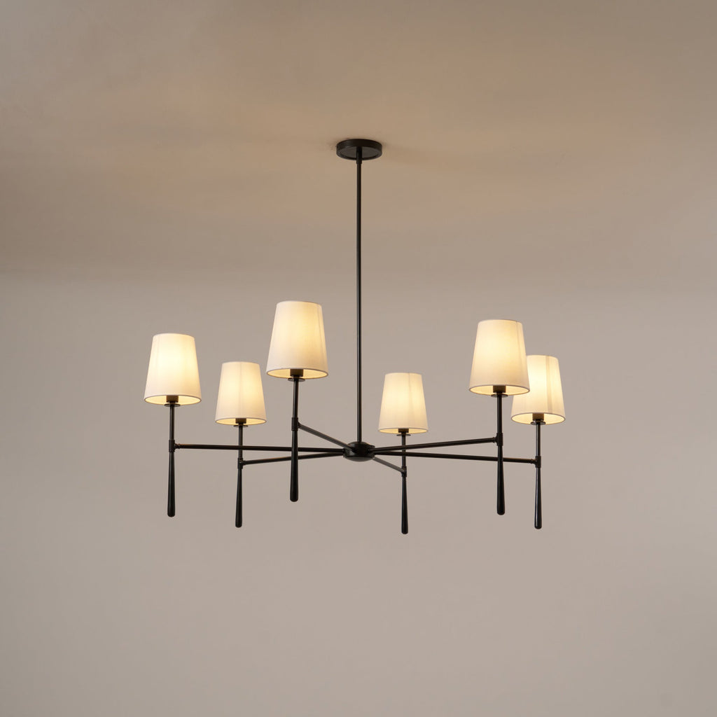 Inverwick Fabric Chandelier-Moonnatur