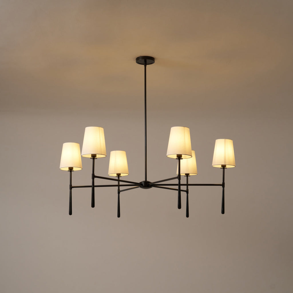 Inverwick Fabric Chandelier-Moonnatur