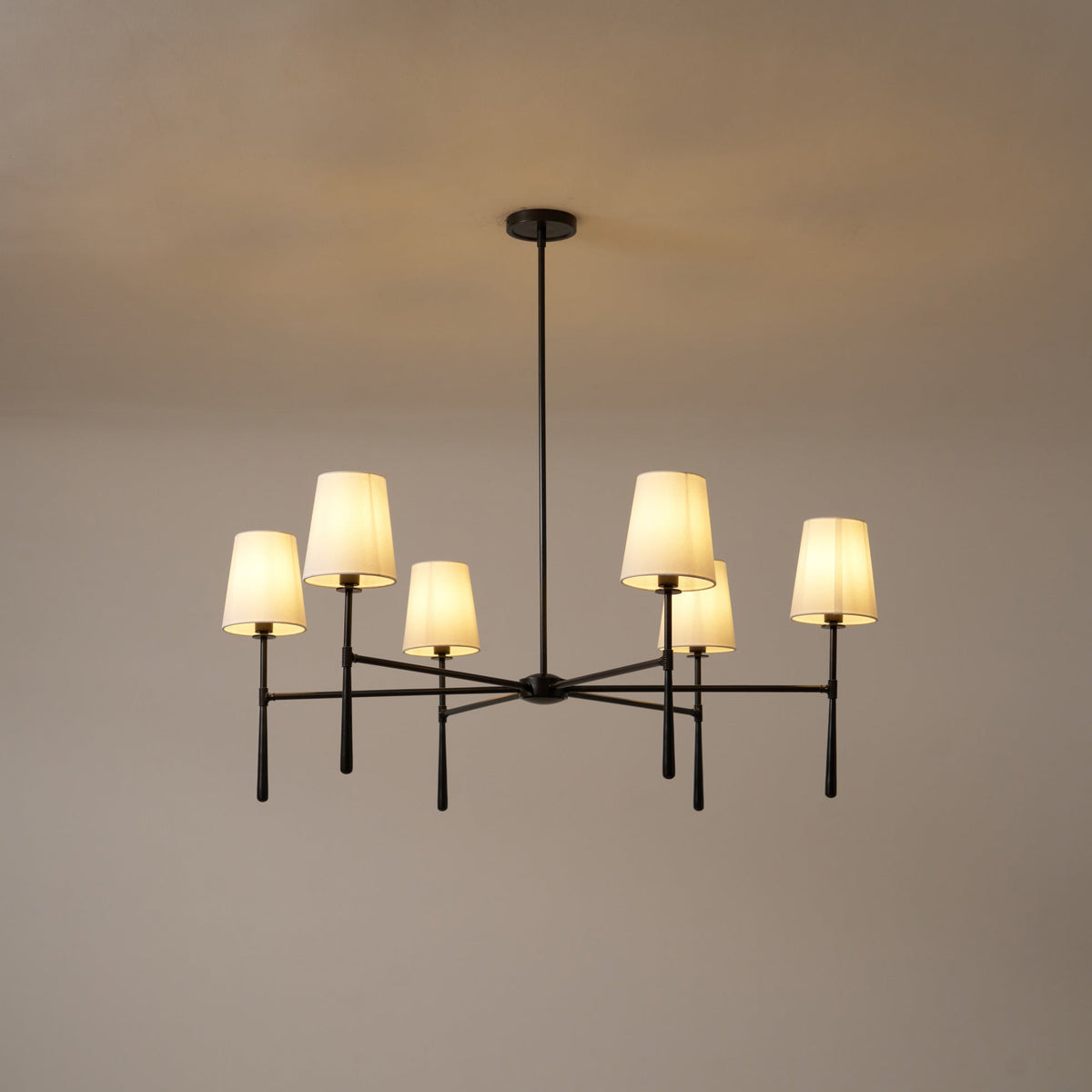 Inverwick Fabric Chandelier-Moonnatur