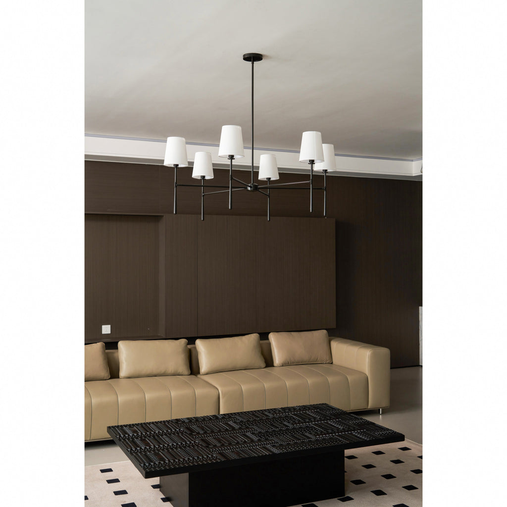 Inverwick Fabric Chandelier-Moonnatur