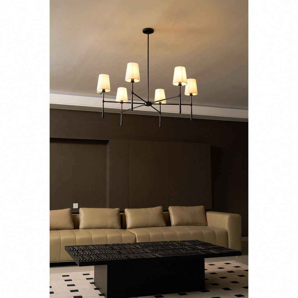 Inverwick Fabric Chandelier-Moonnatur