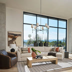 Inverwick Fabric Chandelier-Moonnatur