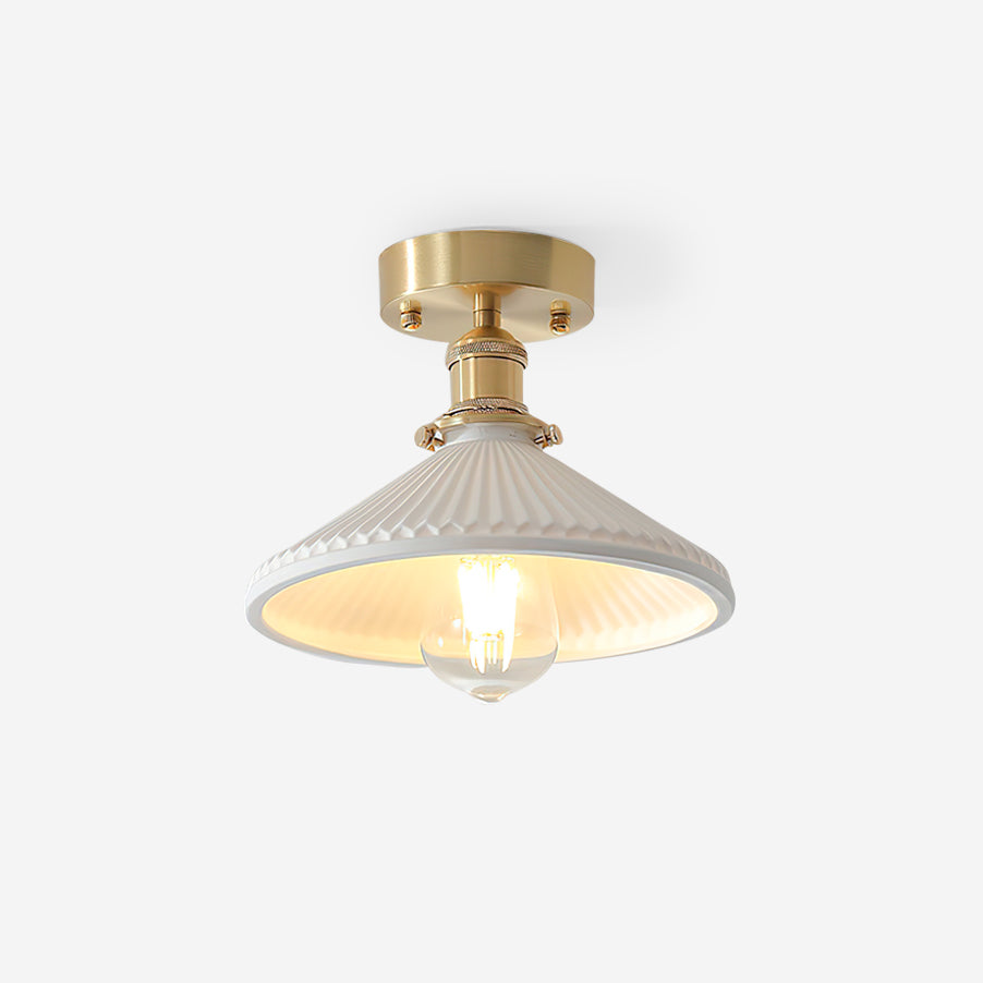 Lorrenelia Ceramic Ceiling Light-Moonnatur