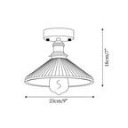 Lorrenelia Ceramic Ceiling Light-Moonnatur