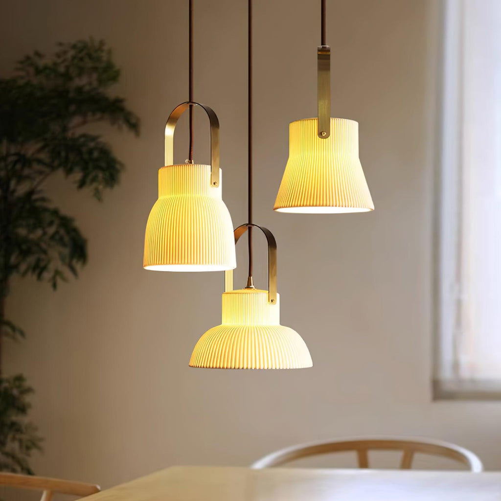 Quenelora Ceramic Pendant Light-Moonnatur