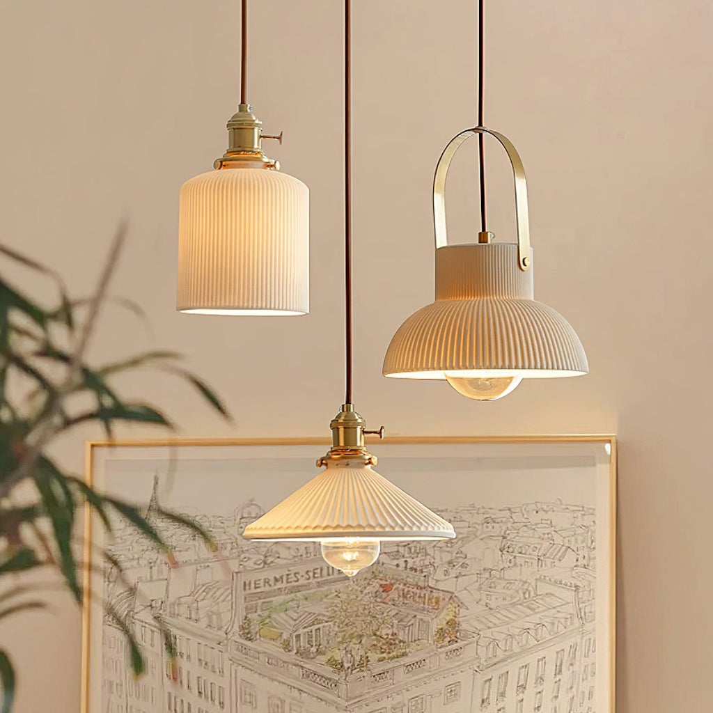 Quenelora Ceramic Pendant Light-Moonnatur